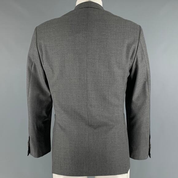 THOM BROWNE Size 40 Grey Tweed 3 button Sport Coat - Picture 3 of 7